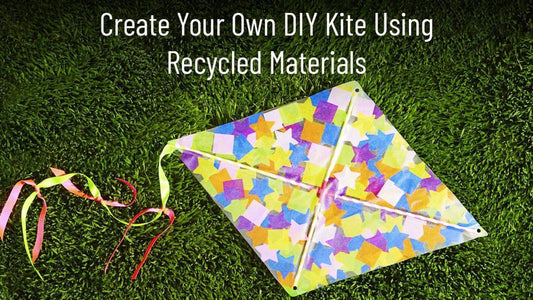 Create Your Own DIY Kite Using Recycled Materials - Go Nuts !! Munch Right