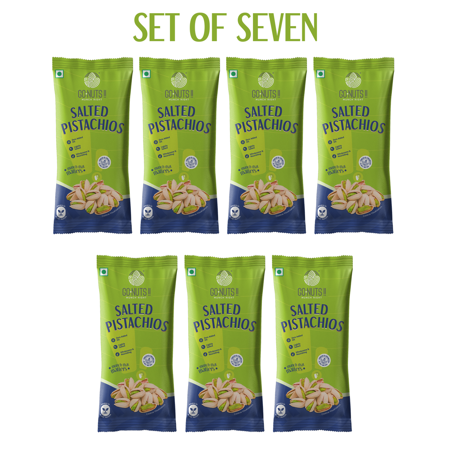 Salted Pistachio (Set Of 7)