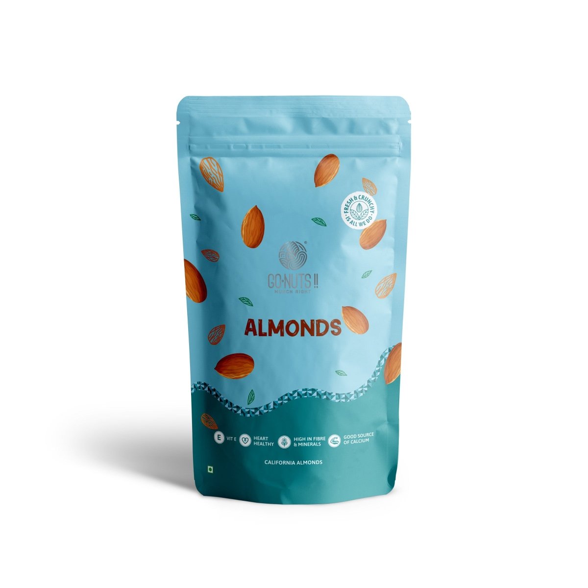 Almonds - 250g - Go Nuts !! Munch Right
