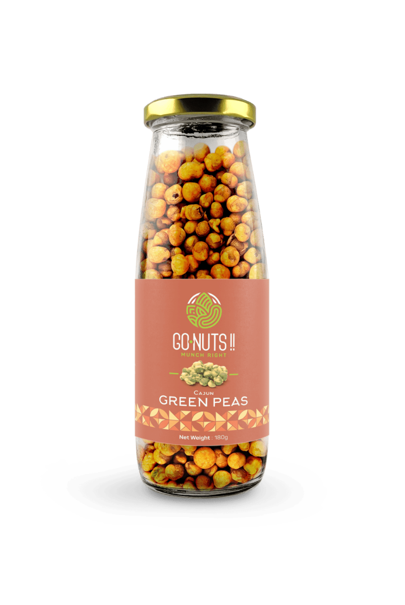 Cajun Green Peas Go Nuts !! Munch Right