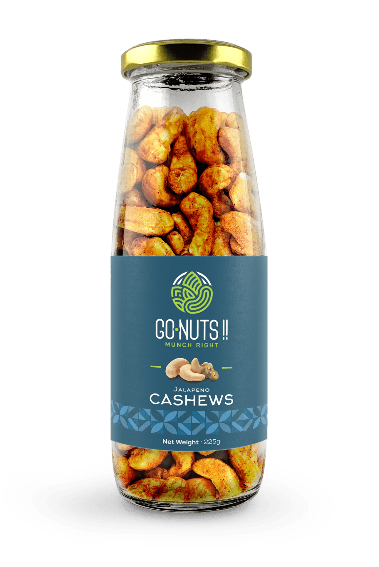Jalapeno Cashews Go Nuts !! Munch Right