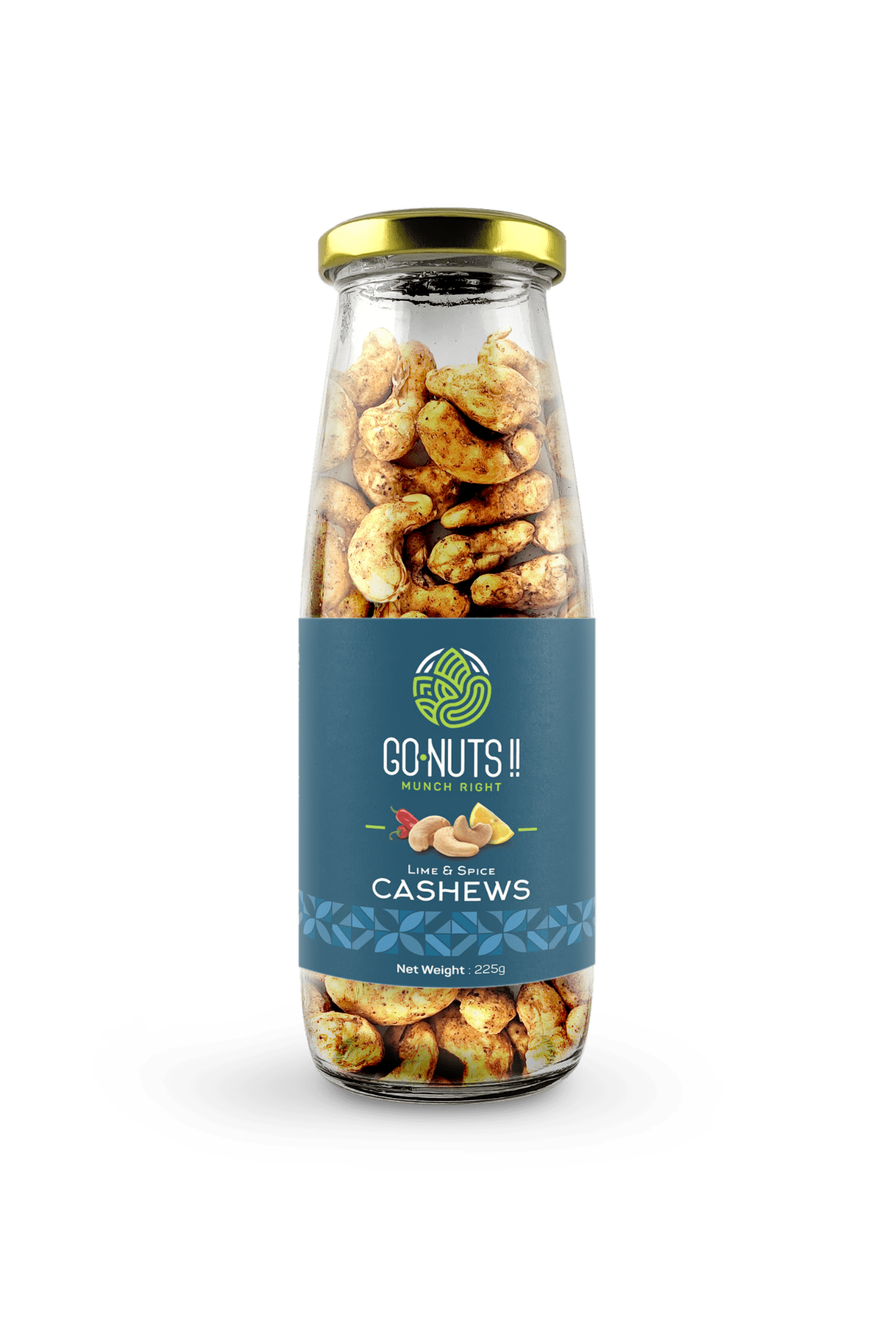Lime N Spice Cashews Go Nuts !! Munch Right