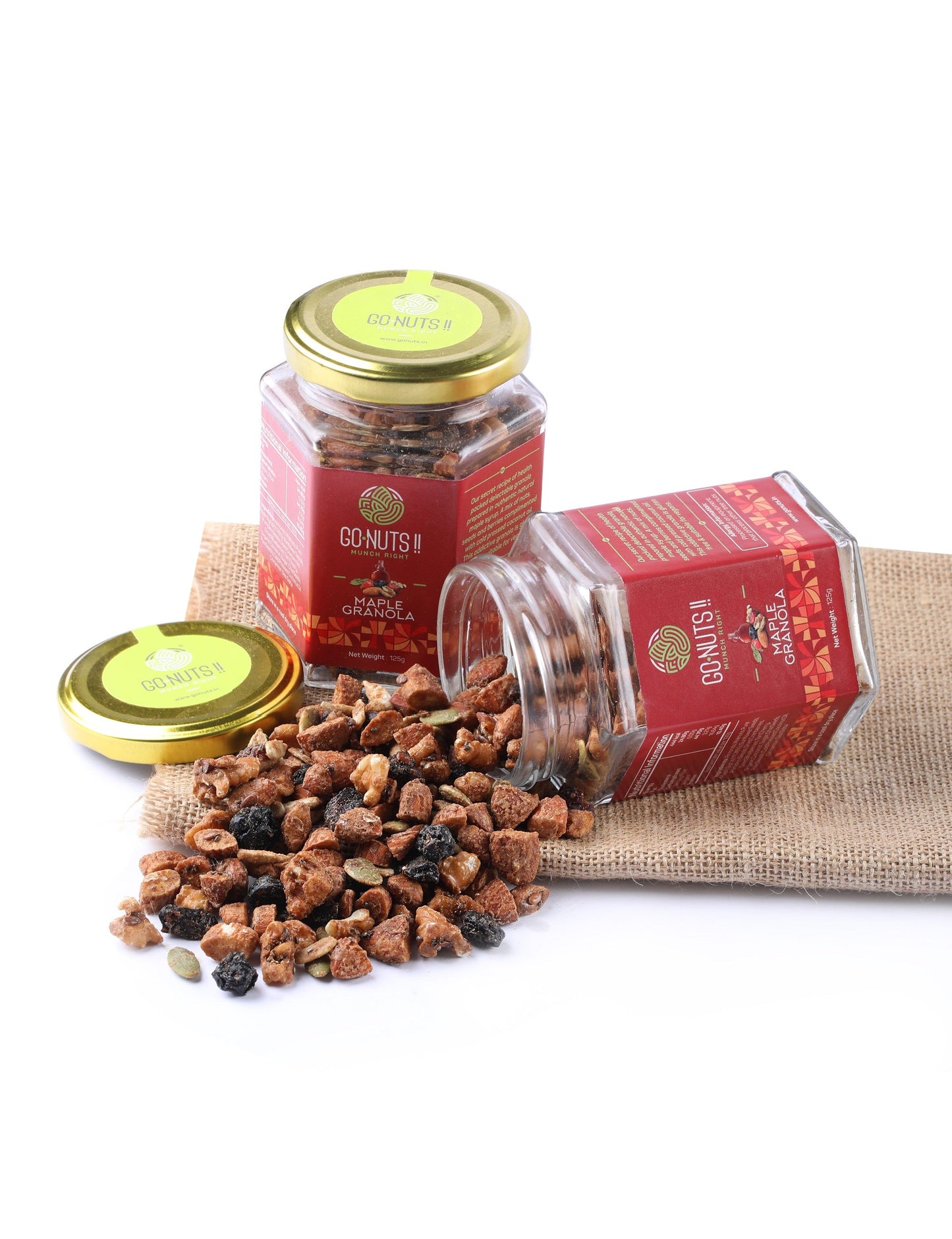 Maple Granola Go Nuts !! Munch Right