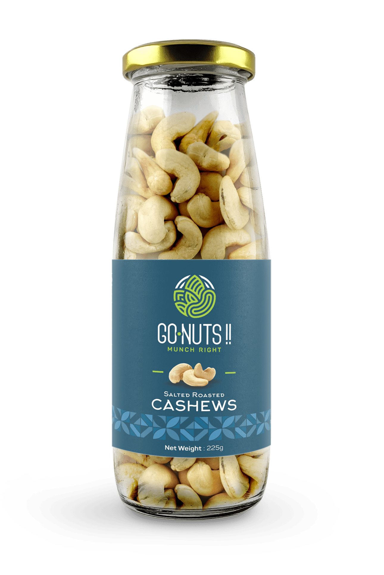 Salted Cashews Go Nuts !! Munch Right