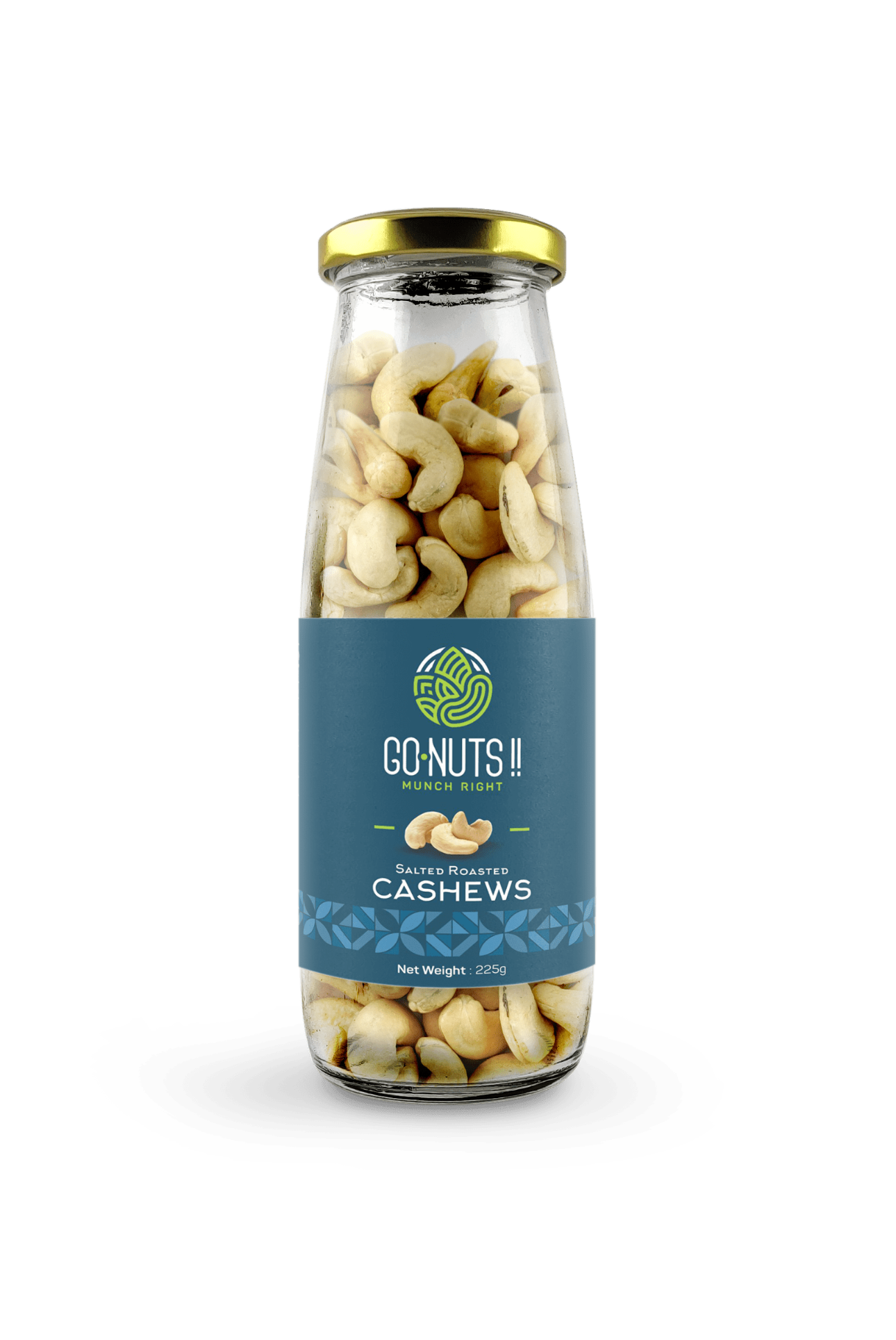 Salted Cashews Go Nuts !! Munch Right