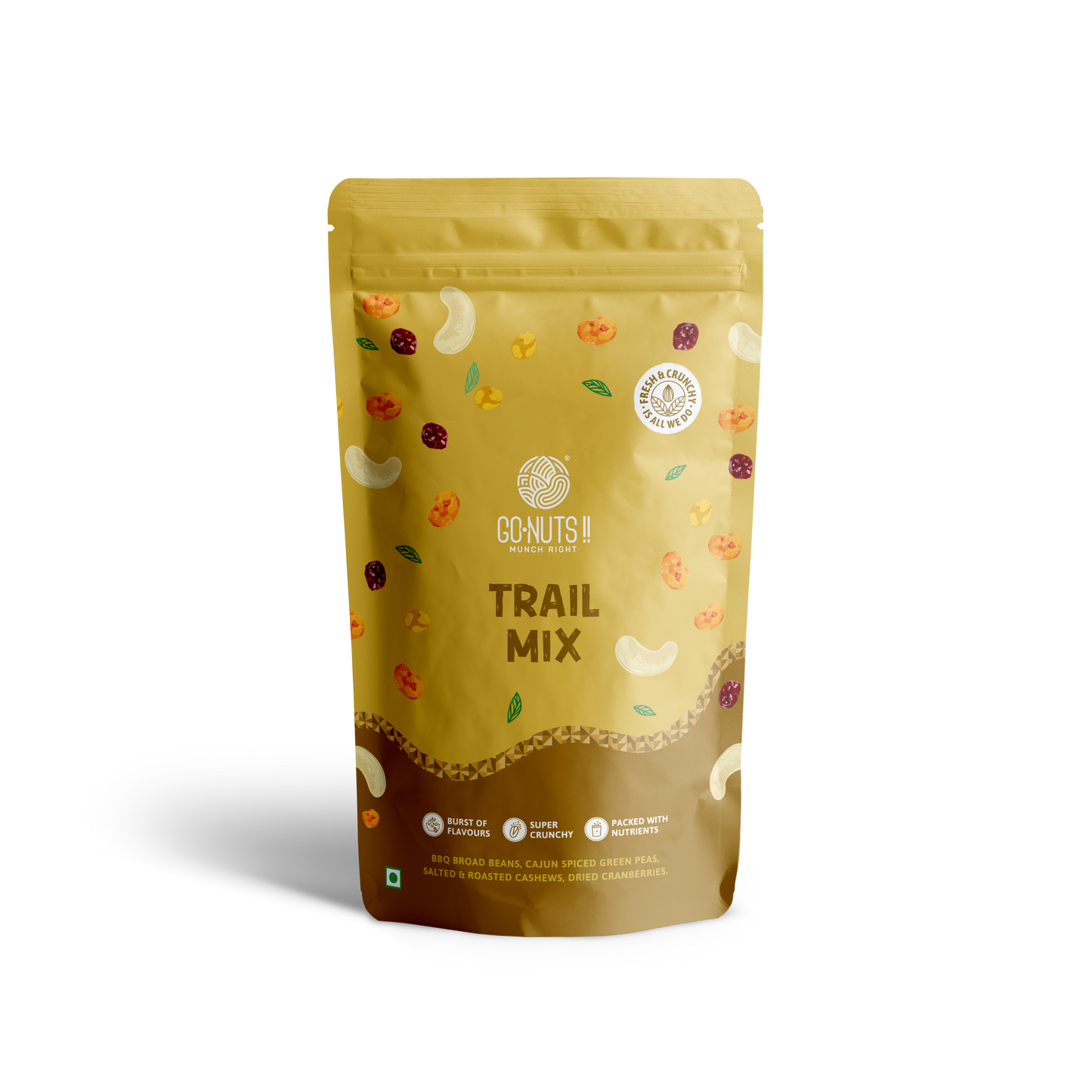 Trail Mix Pouch - 200g Go Nuts !! Munch Right