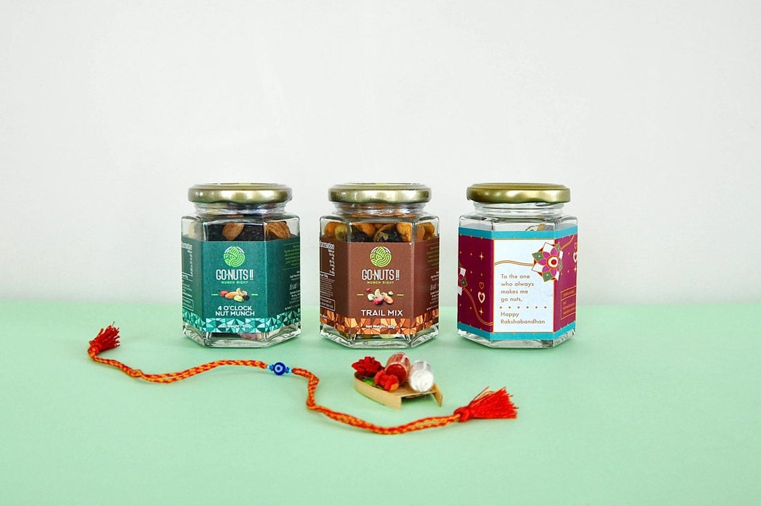 RAKHI - OLD WITH A NEW TWIST - Go Nuts !! Munch Right