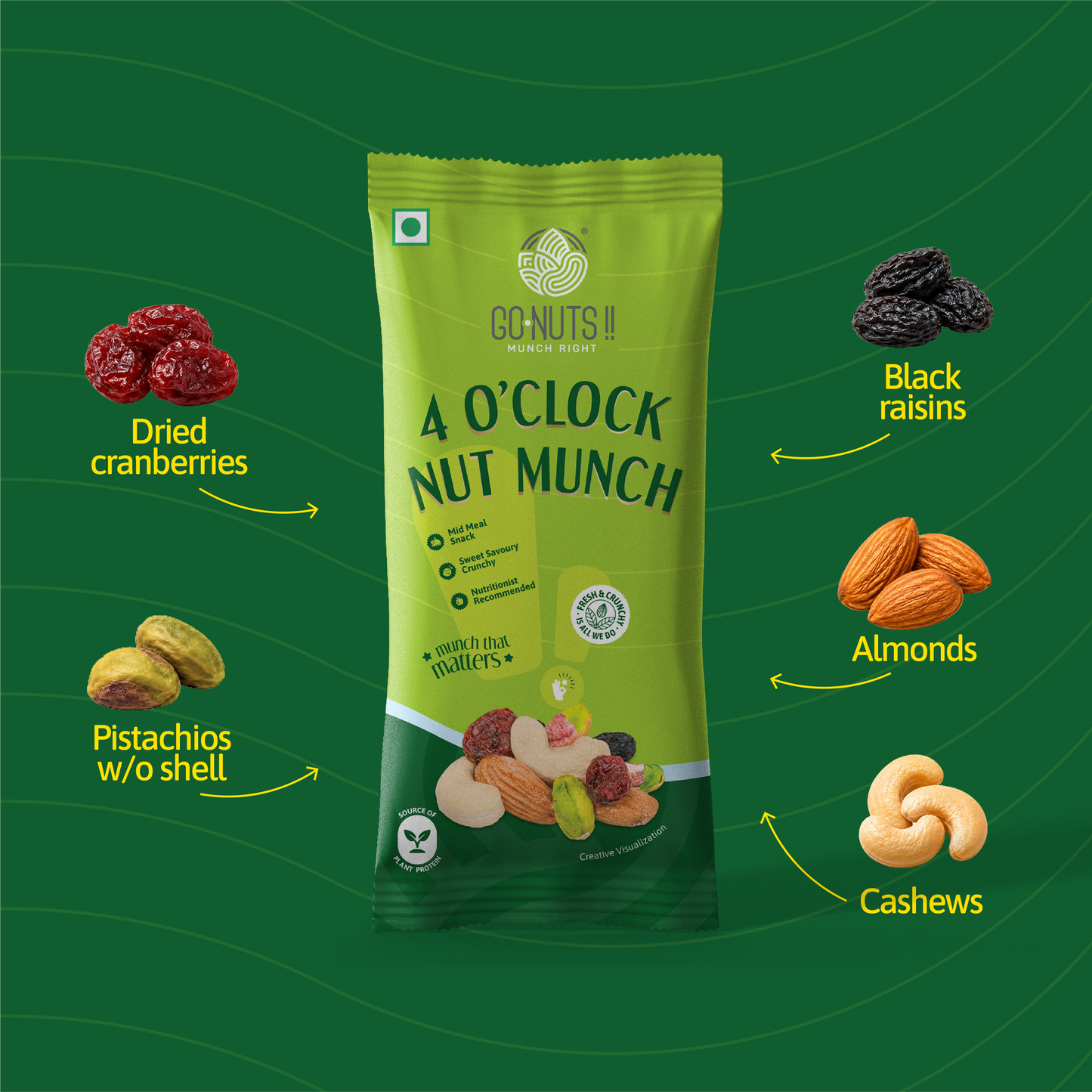 4 O Clock Nut Munch (Set Of 7)