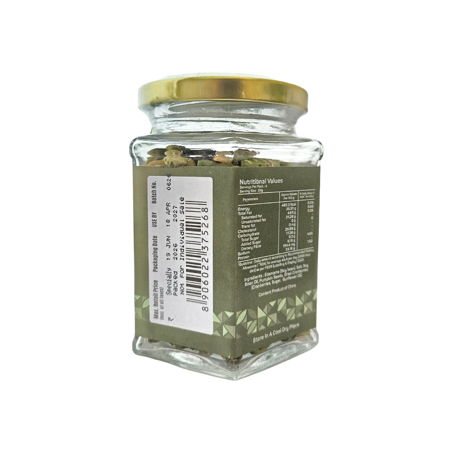 Salted Edamame Trail Mix