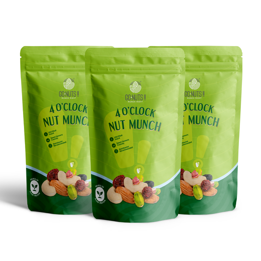 Go Nuts 4 O' Clock Nut Munch Combo Pack 750g