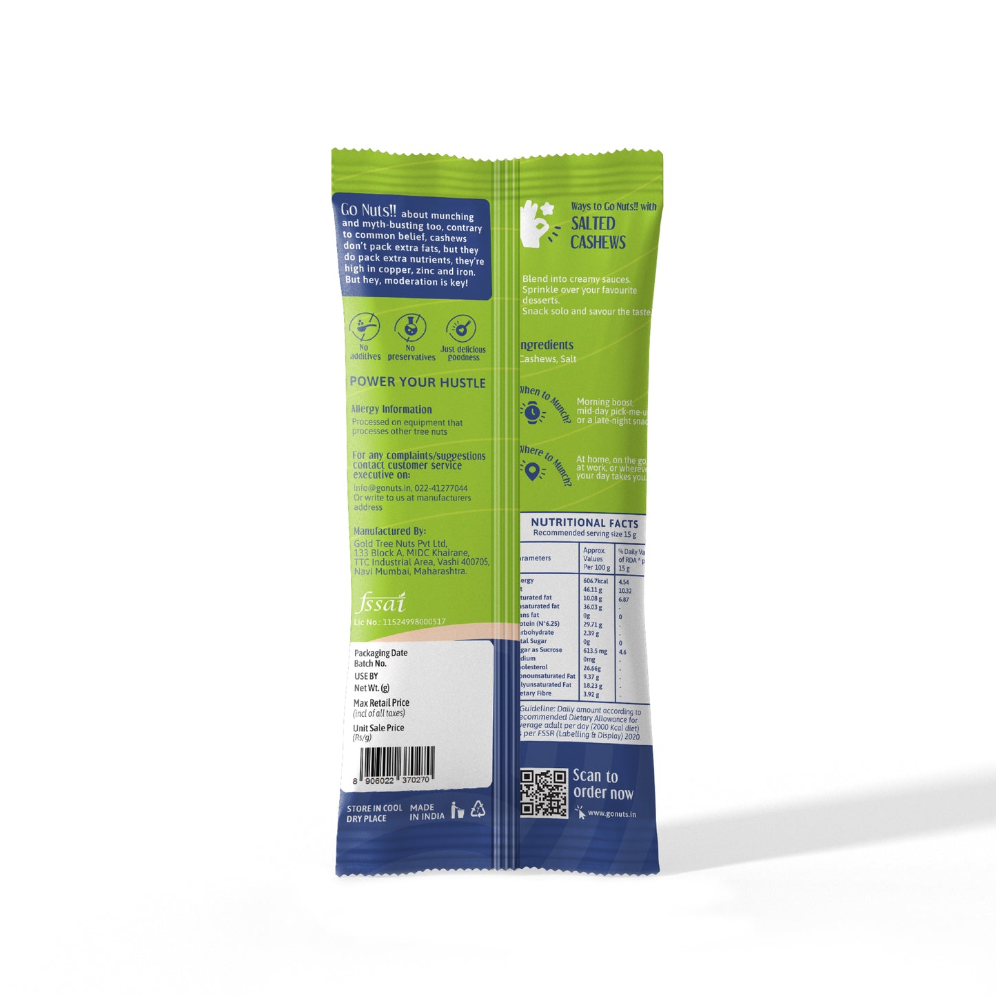 Salted Cashews - 250g