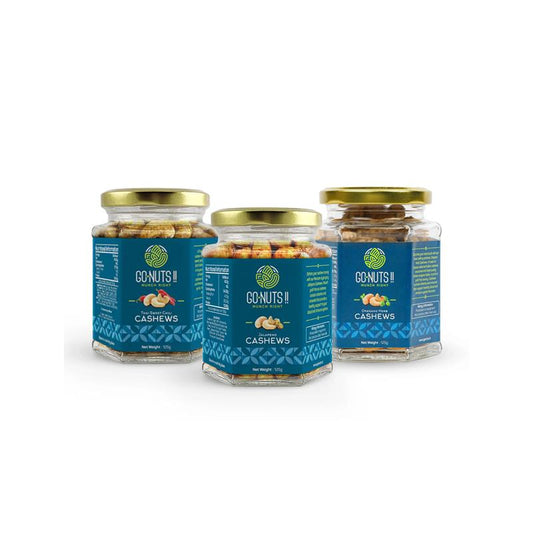 Bestselling Cashews : Thai Sweet Chili Cashews, Jalapeno Cashews, Oregano Cashews