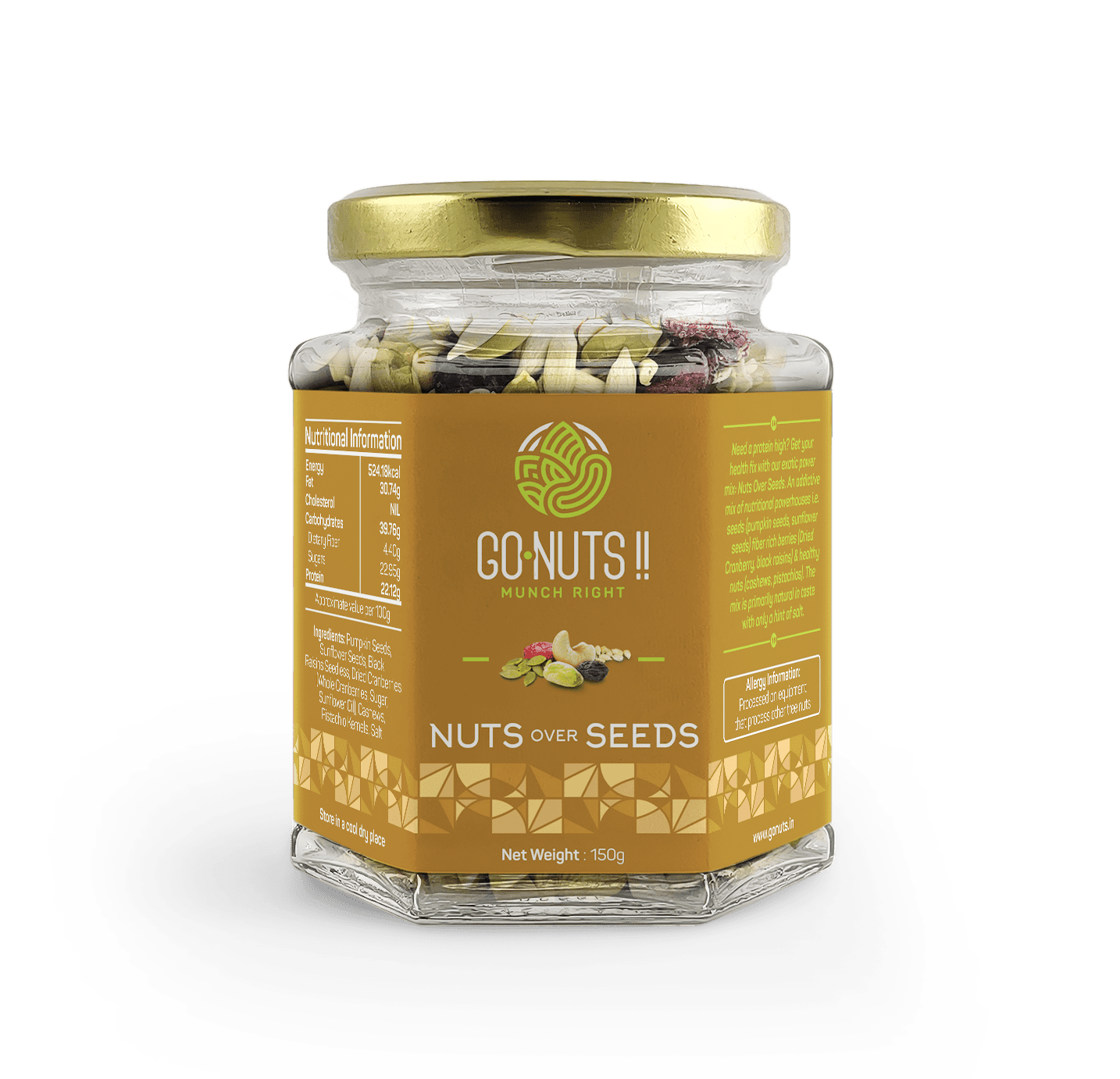 Nuts Over Seeds Pouch - 250g