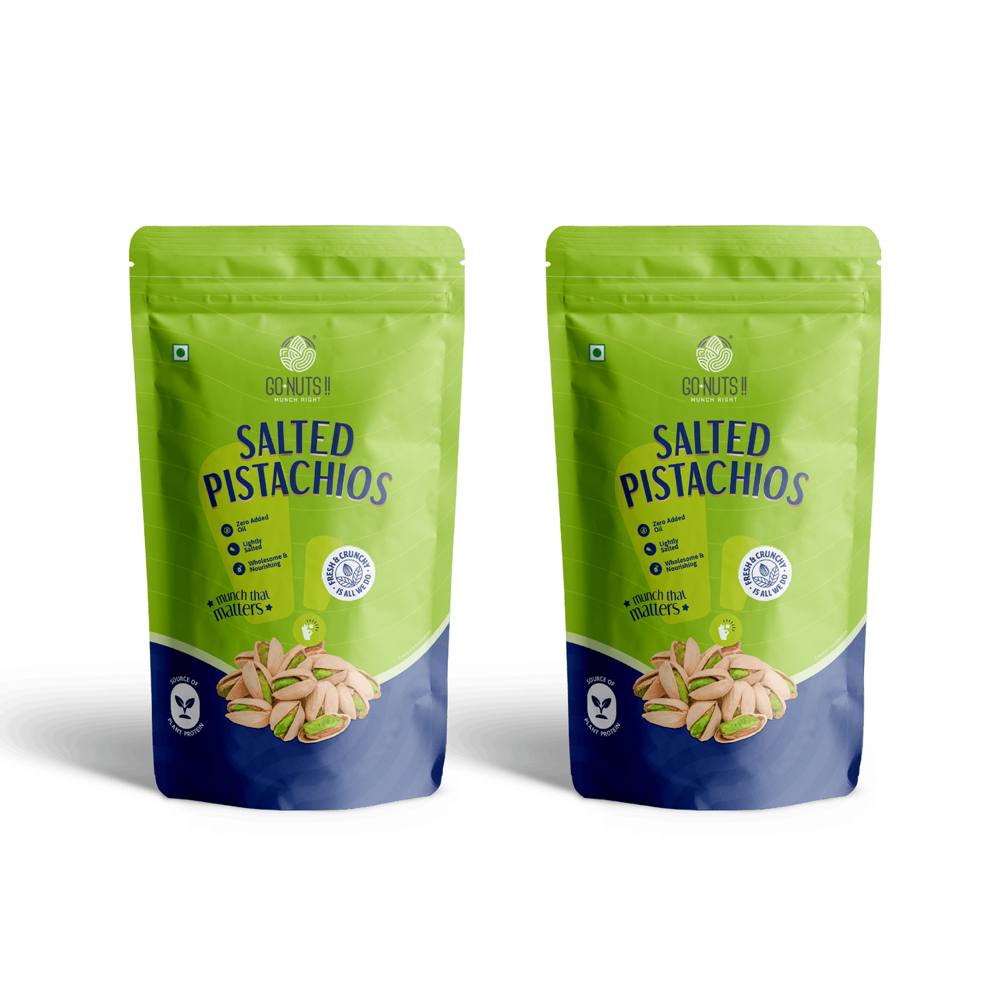 Go Nuts Pistachios Combo Pack 500g