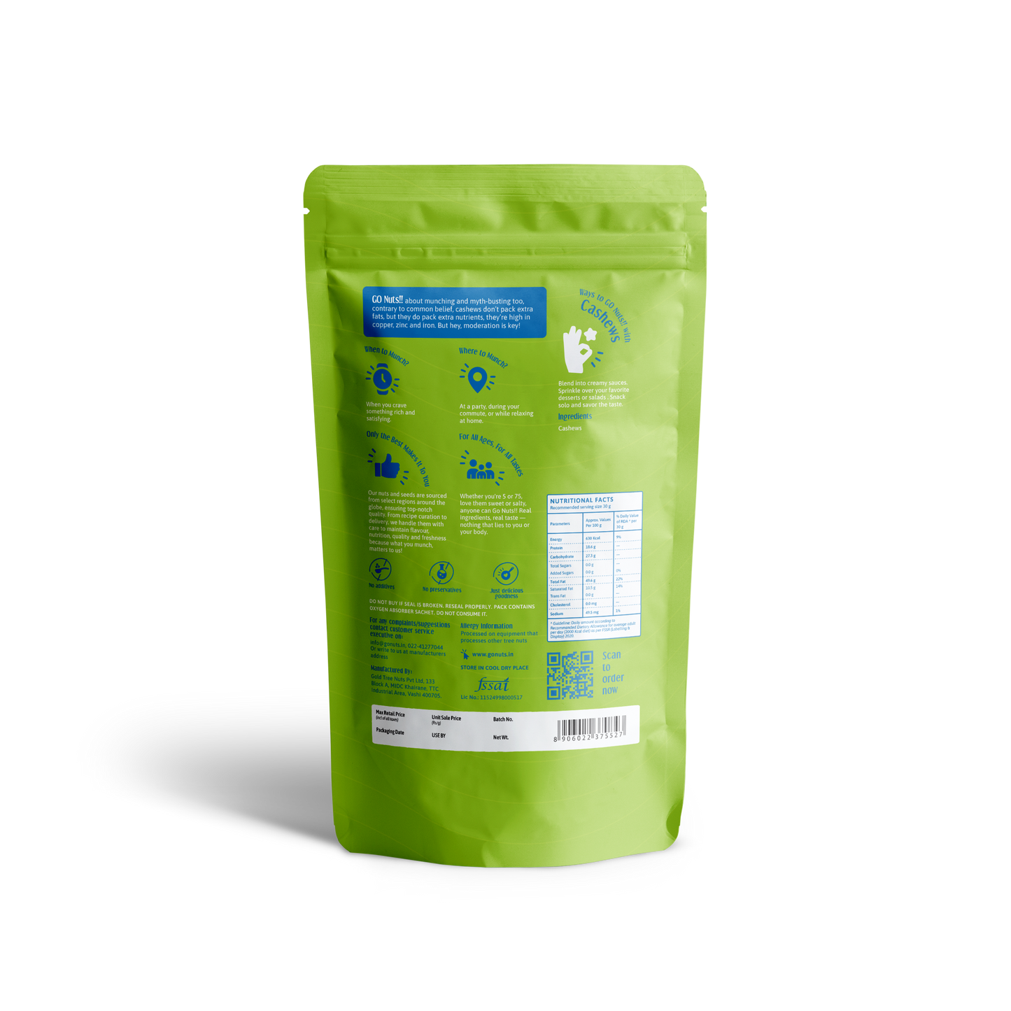 Cashews - 250g