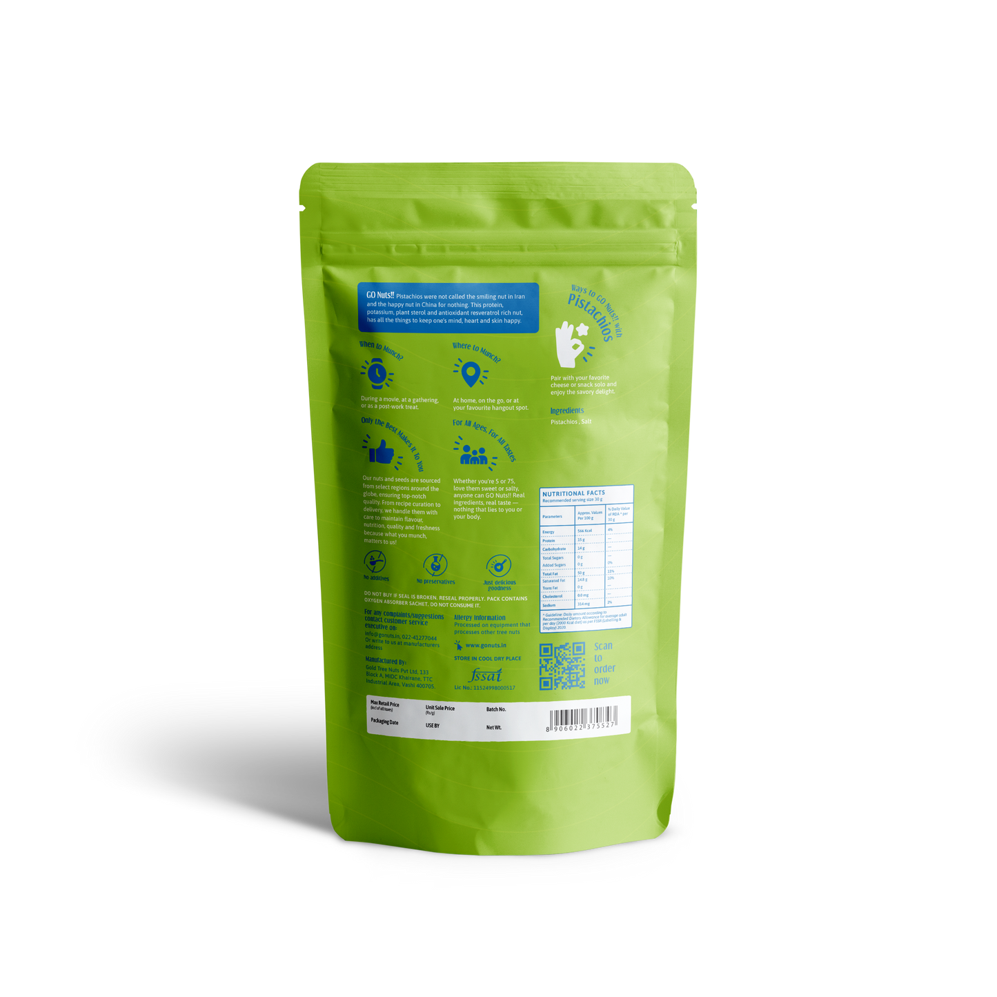 Salted Pistachios - 250g