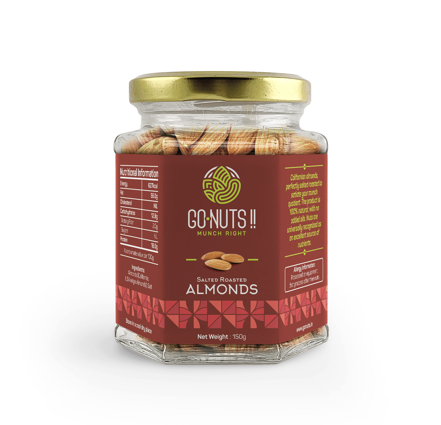 Salted Almonds (Set Of 7)