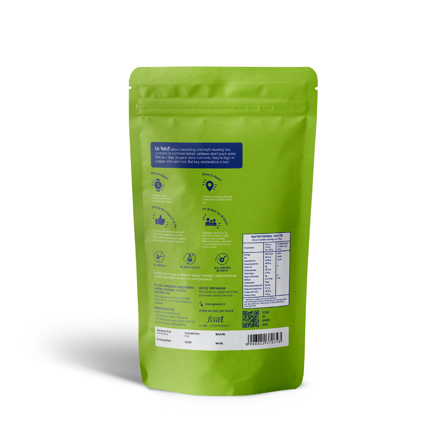 Salted Cashews - 250g