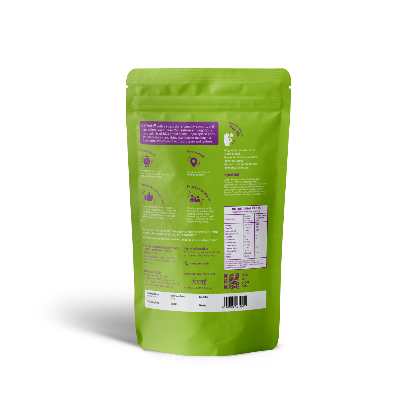 Trail Mix Pouch - 200g