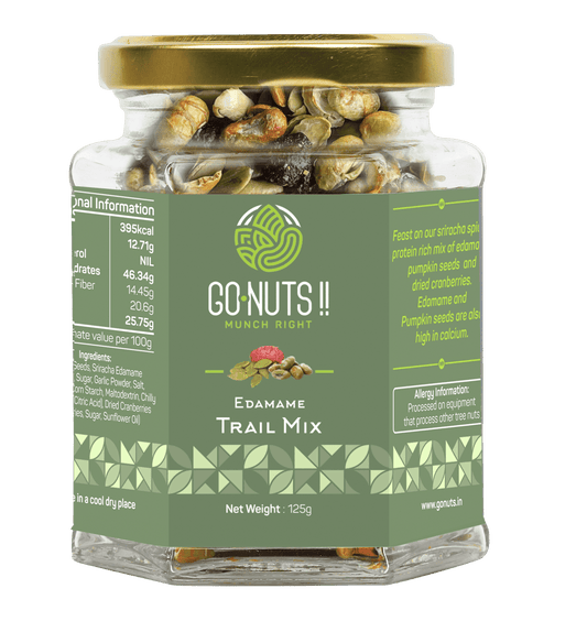 Edamame Trail Mix - Go Nuts !! Munch Right