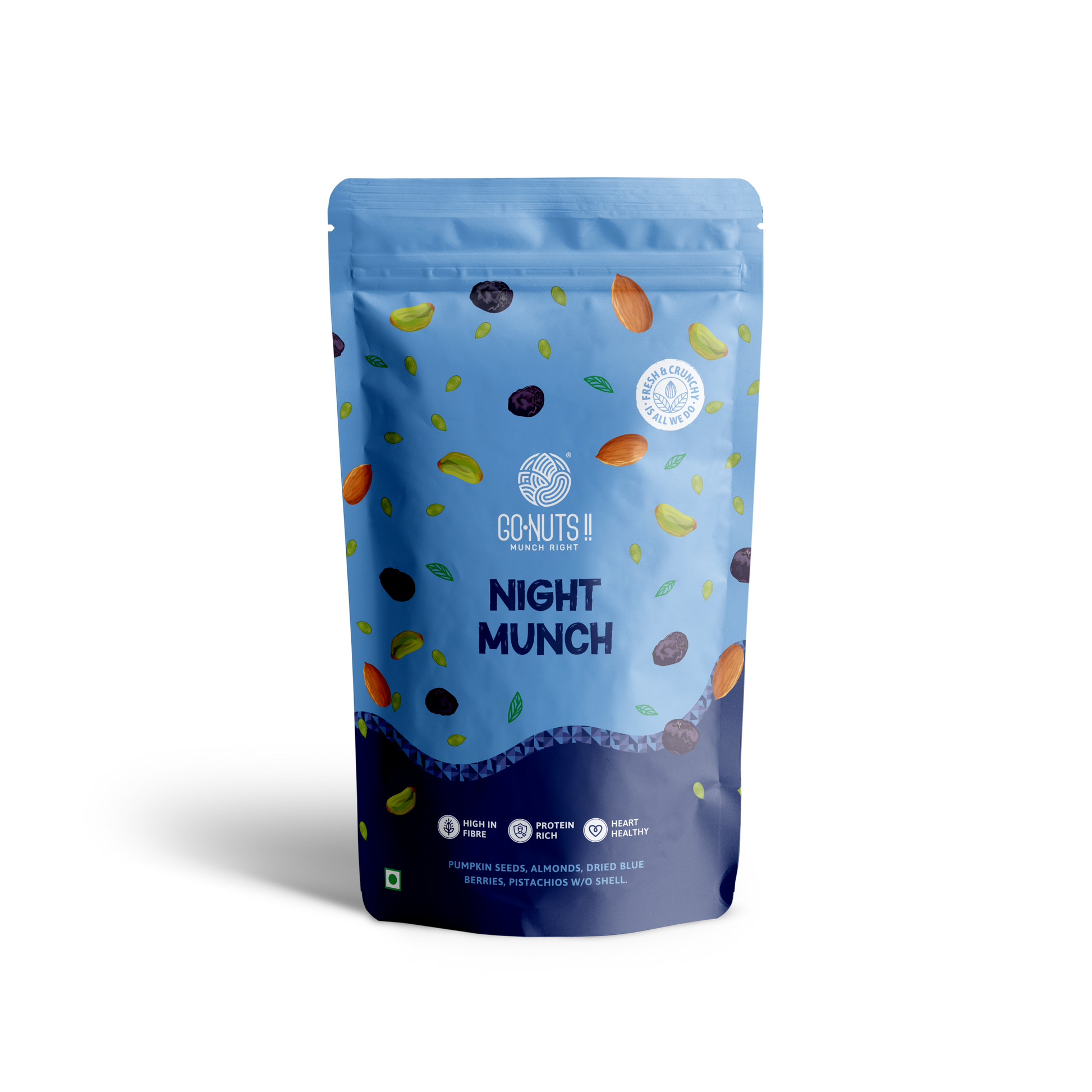 Night Munch pouch - 250g Go Nuts !! Munch Right