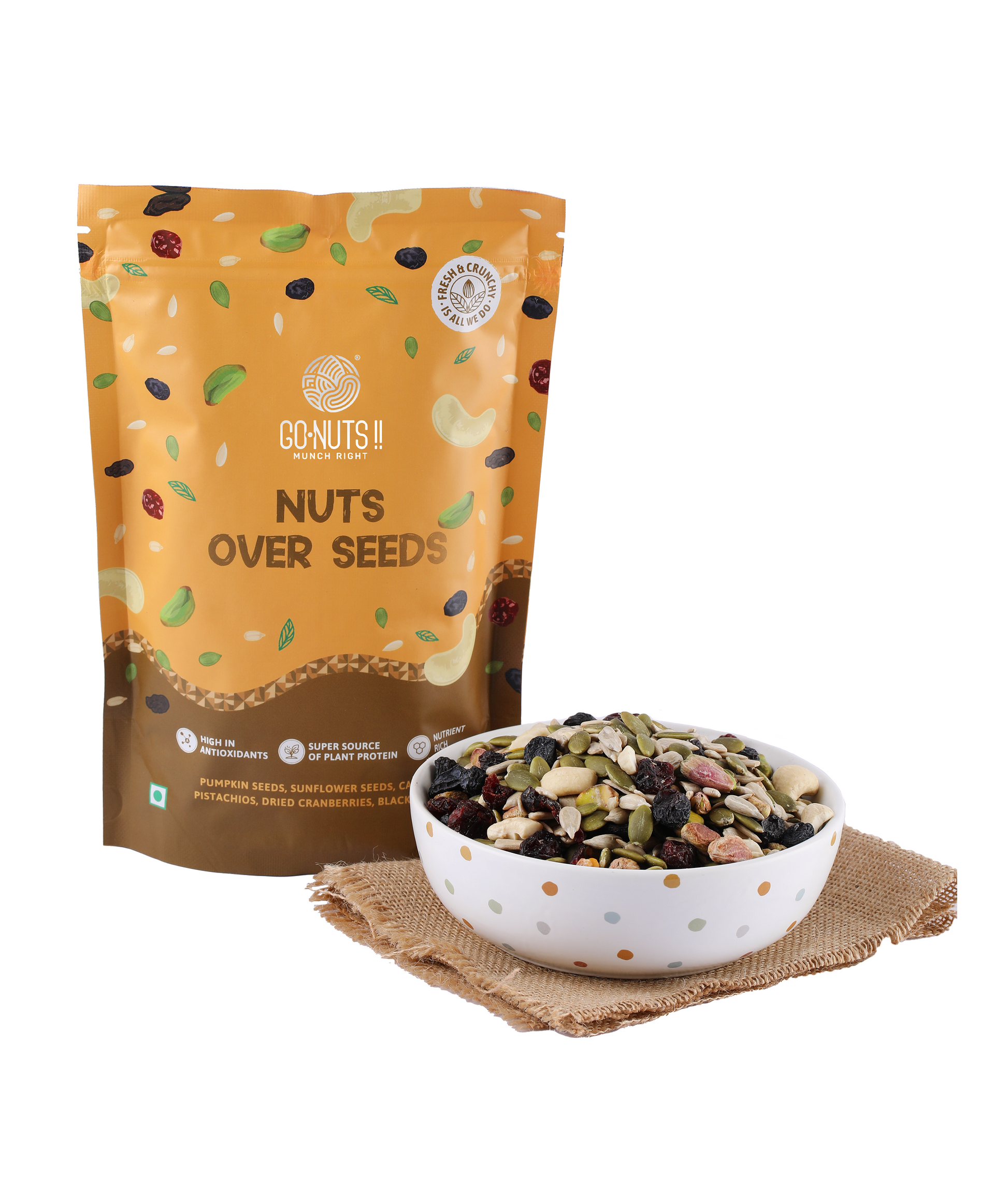 Nuts Over Seeds Pouch 250g - Main Image
