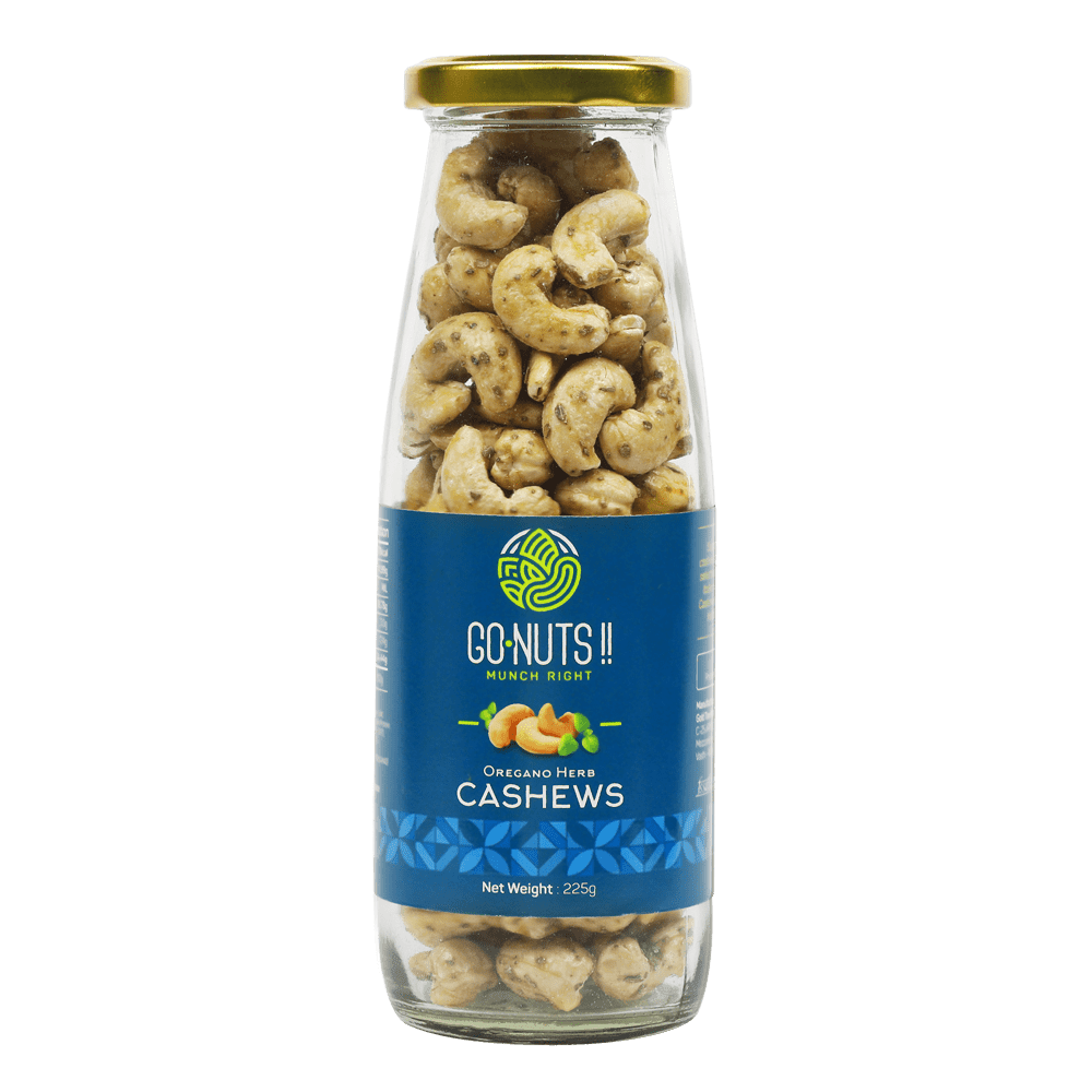 Oregano Cashews Go Nuts !! Munch Right