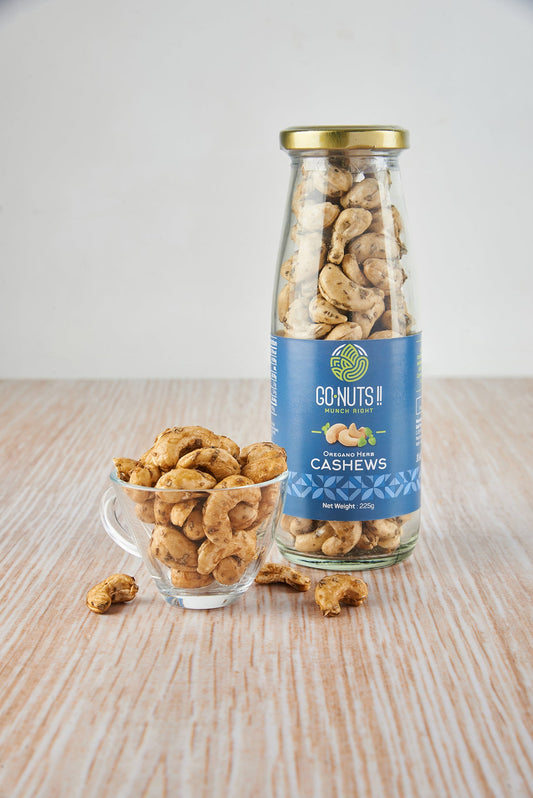 Oregano Cashews Go Nuts !! Munch Right