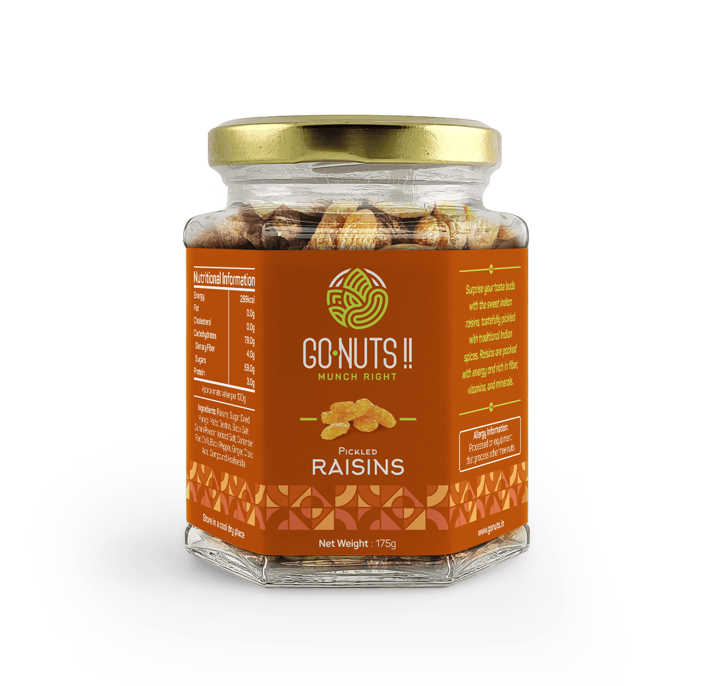 Pickled Raisins Go Nuts !! Munch Right