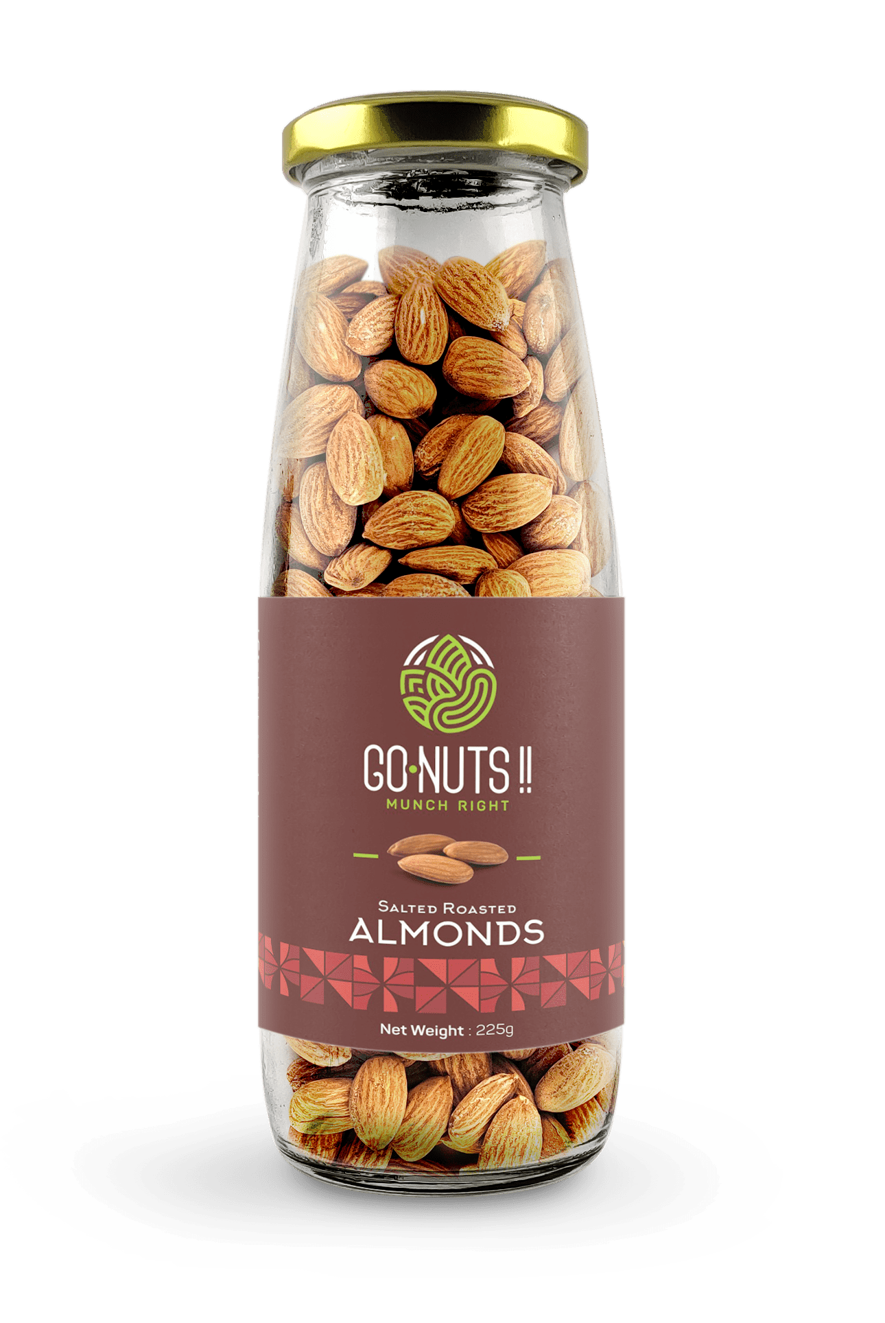 Salted Almonds Go Nuts !! Munch Right