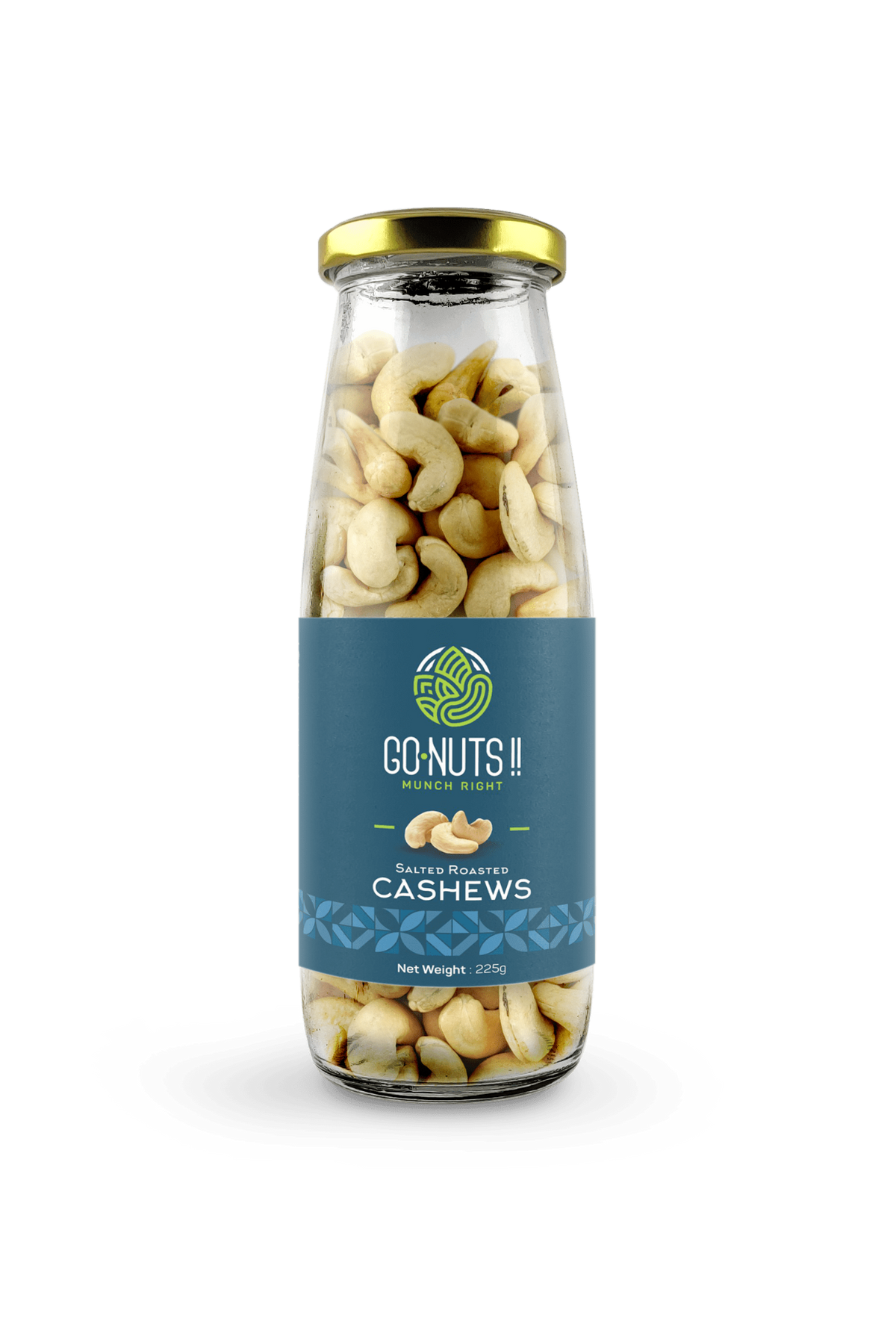 Salted Cashews Go Nuts !! Munch Right