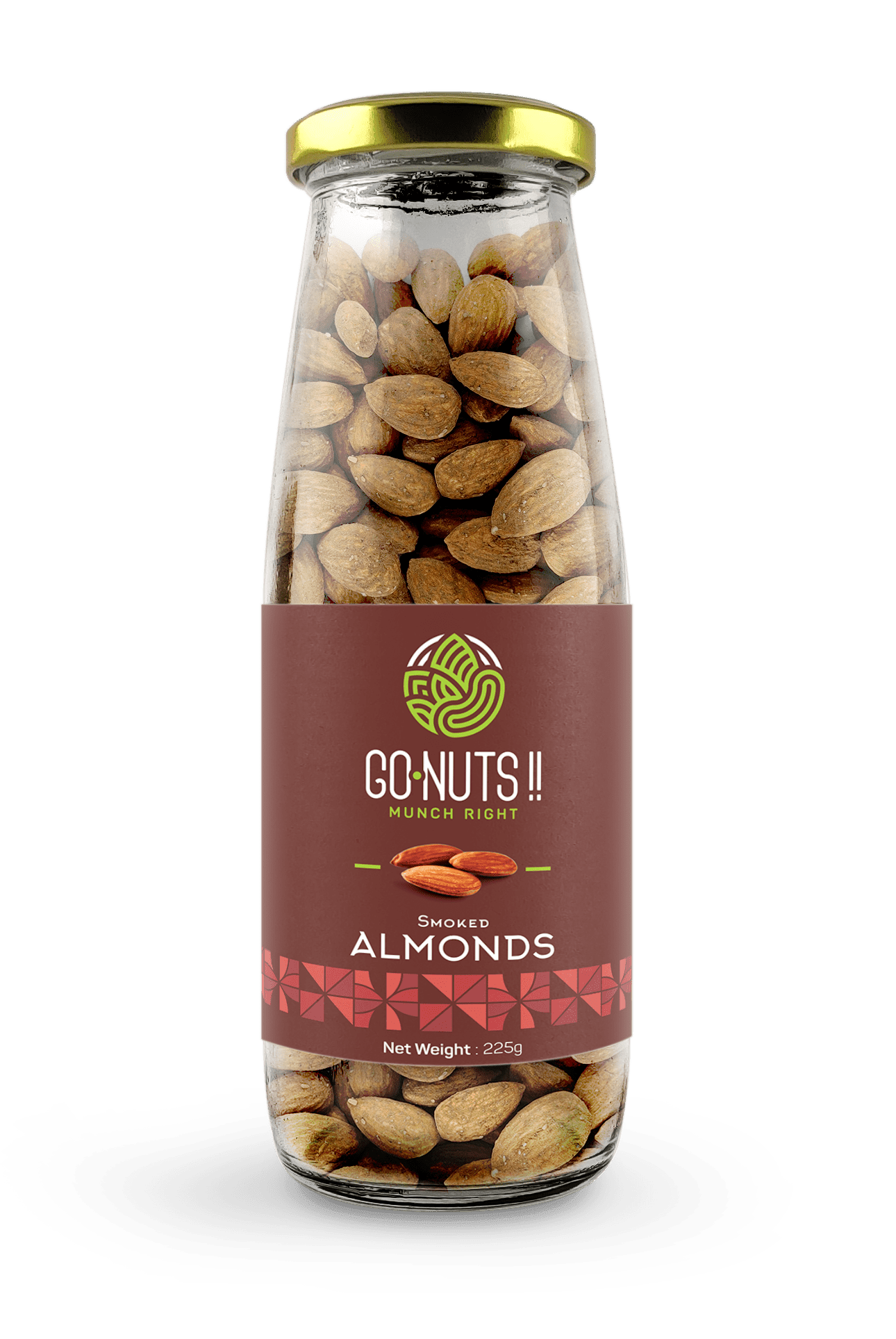 Smoked Almonds Go Nuts !! Munch Right