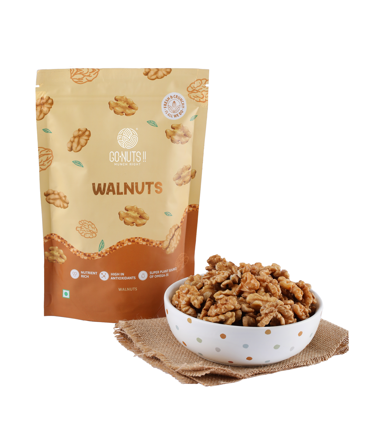 Walnuts - 250g Go Nuts !! Munch Right