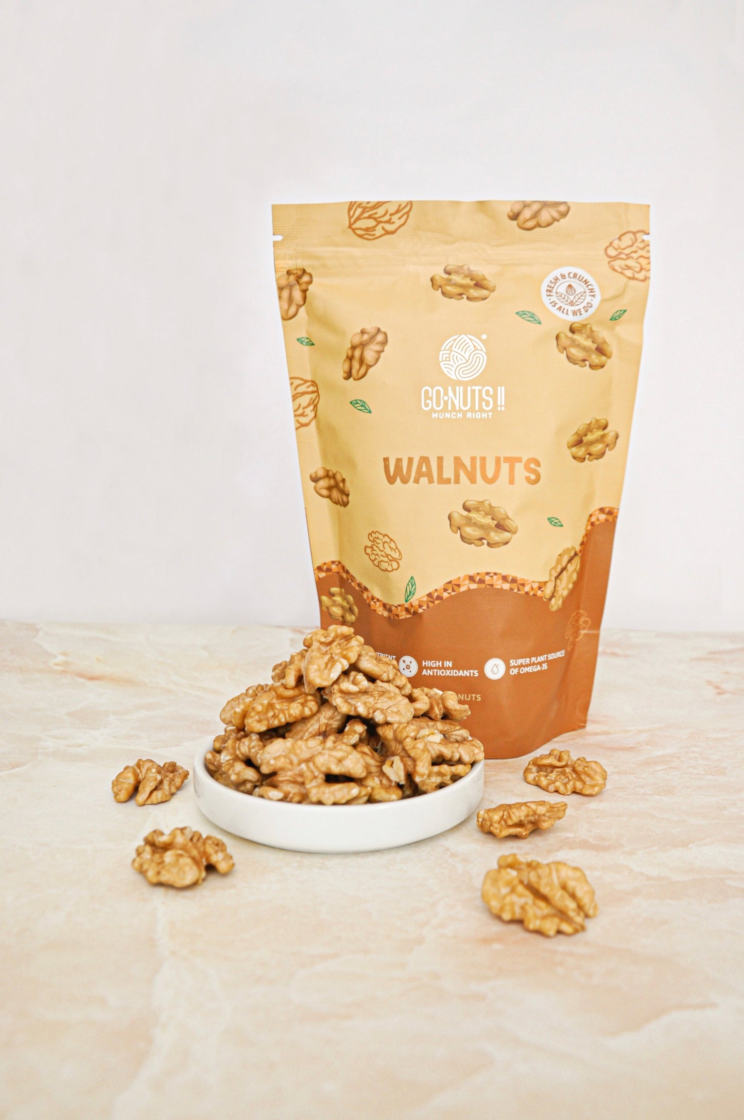 Walnuts - 250g Go Nuts !! Munch Right